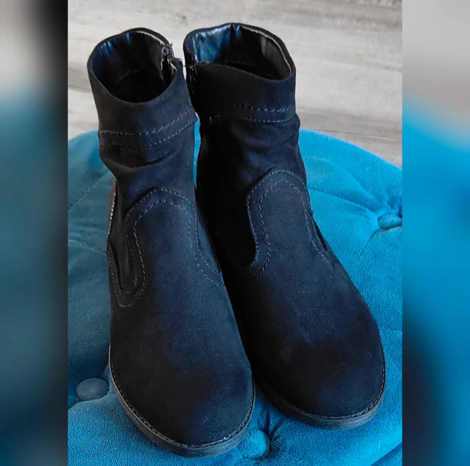 Cute black ankle boots Blue Box size 37 – photo 3